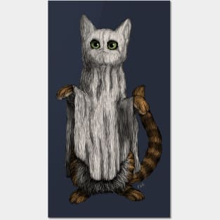 Cat Ghost Posters and Art